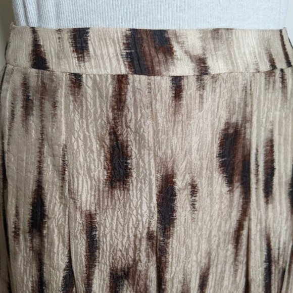 Peggy Jennings Silk Pleated Crinkle Skirt. Size S. - Picture 3 of 12